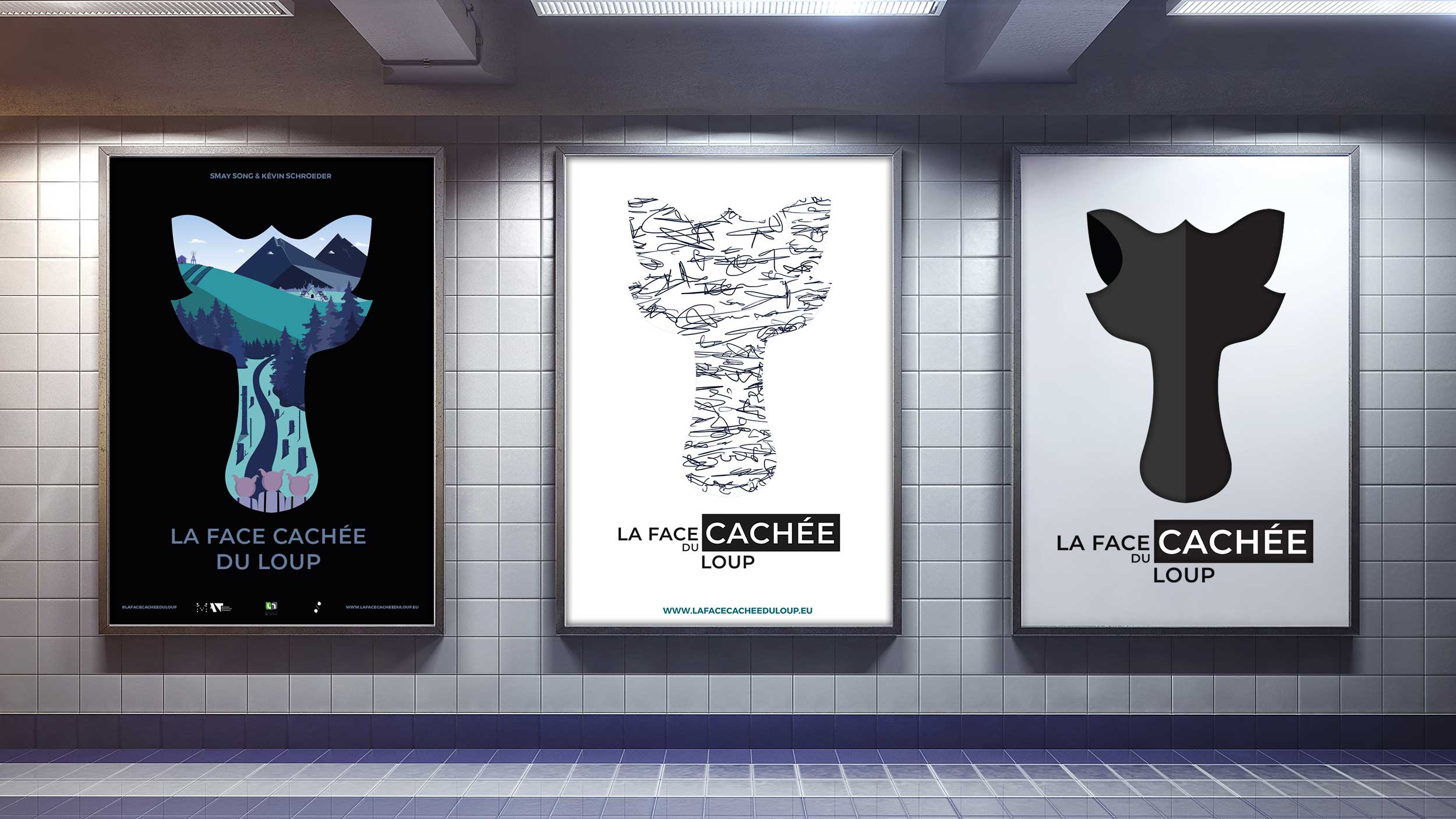affiche la face cachée du loup
