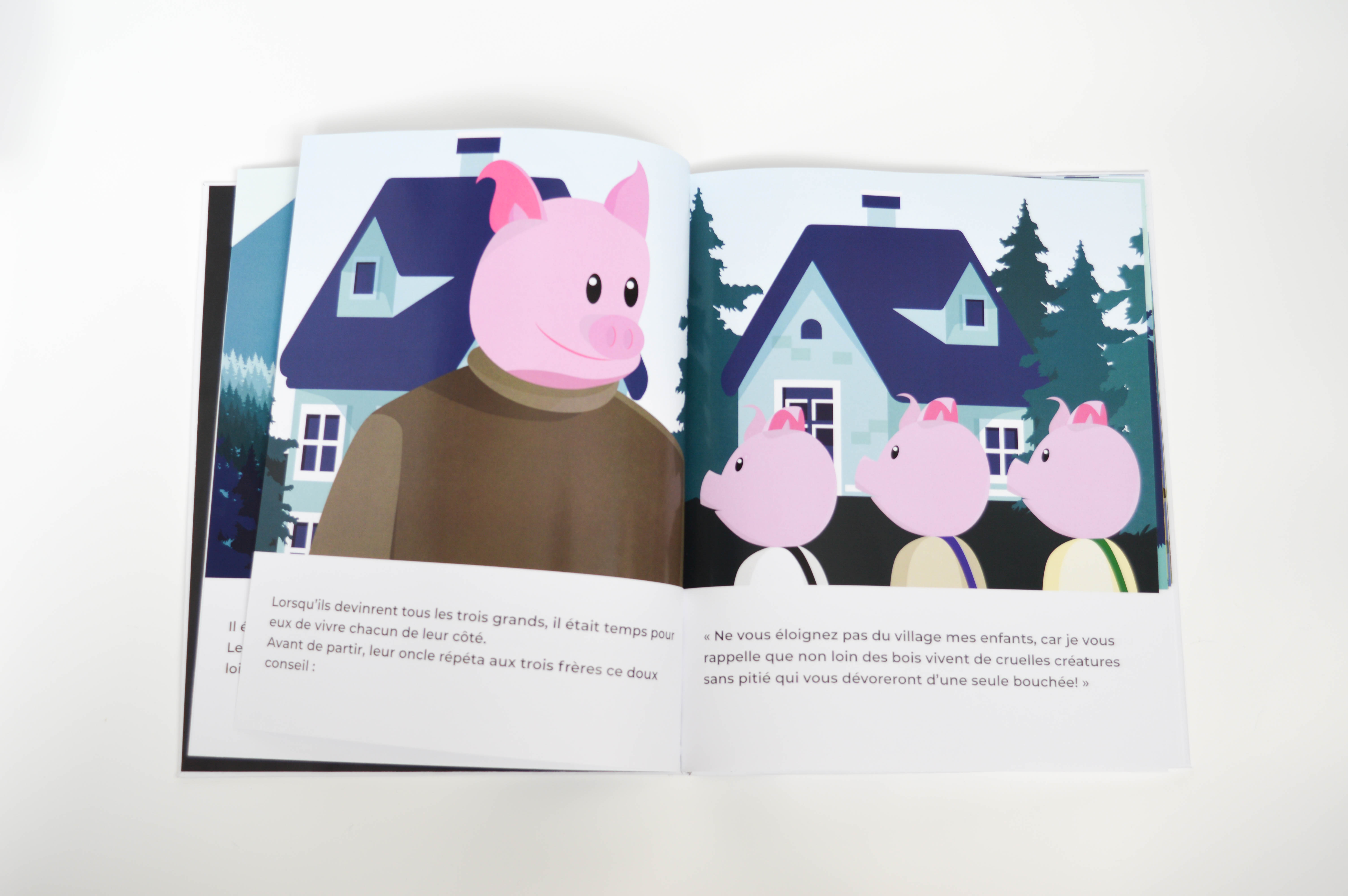 livre trois petits cochons