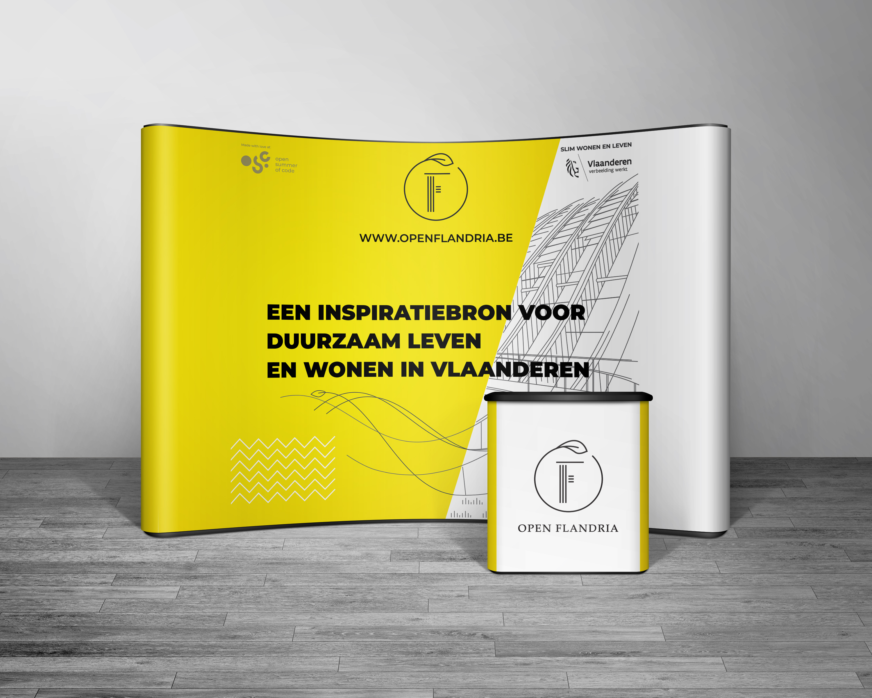 banner 2 mètres sur 2 mètres jaune et noir illustrations vectorielles