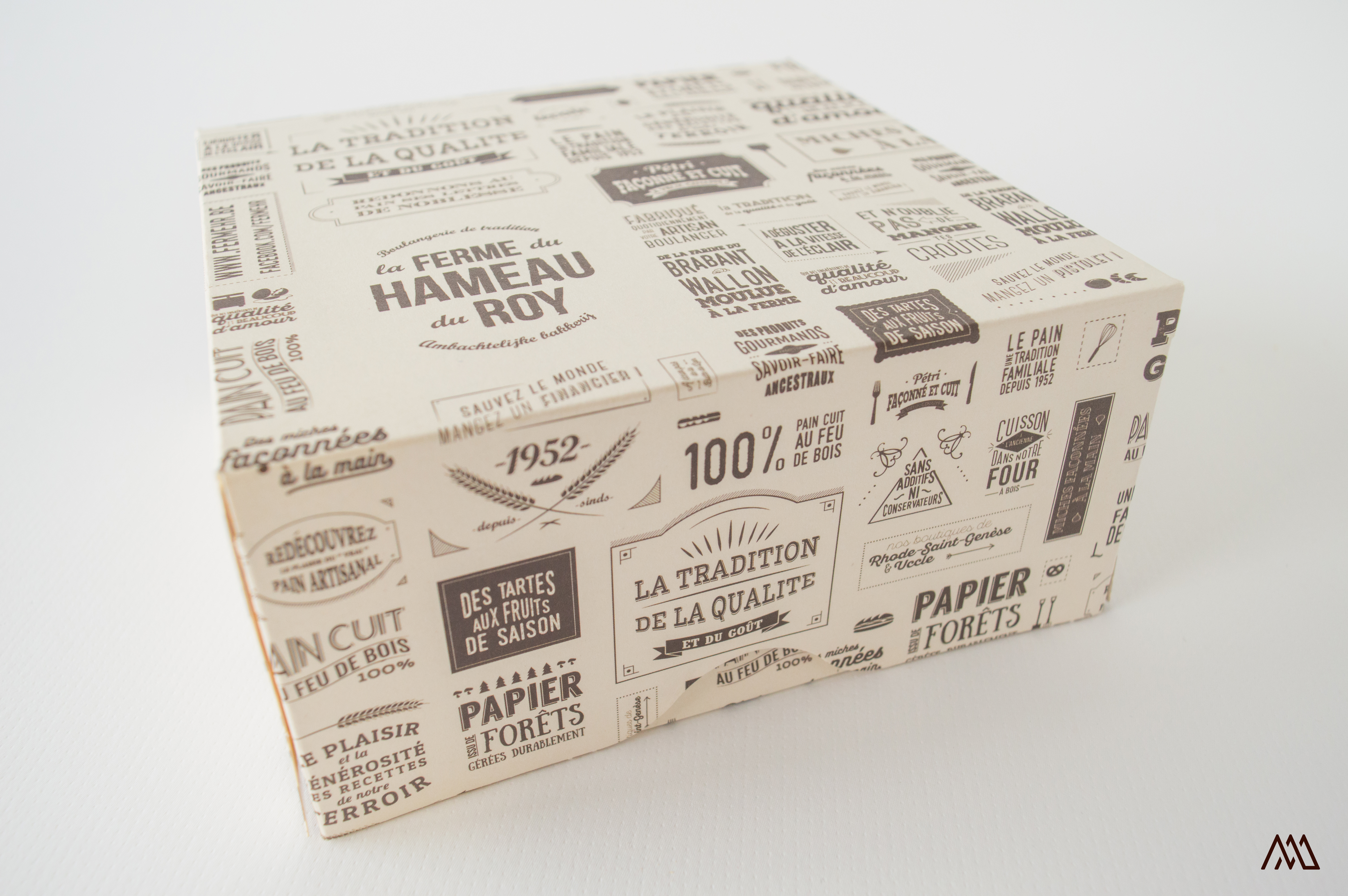 packaging viennoiserie ferme du hameau du roy photographie